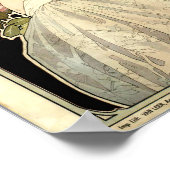 Art Nouveau 1897 ad door Privat-Livemont Poster (Hoek)