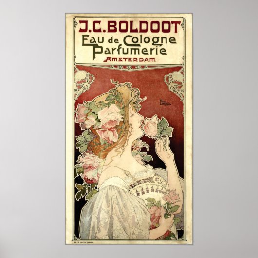 Art Nouveau 1897 ad door Privat-Livemont Poster (Voorkant)