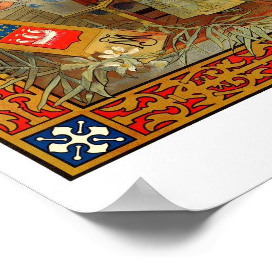  Art Nouveau 1900 Paris Poster (Hoek)