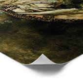 Art Nouveau 1905 Madonna van de Lilies door Mucha Poster (Hoek)