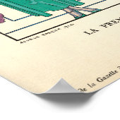 Art Nouveau 1920 illustratie door George Barbier Poster (Hoek)