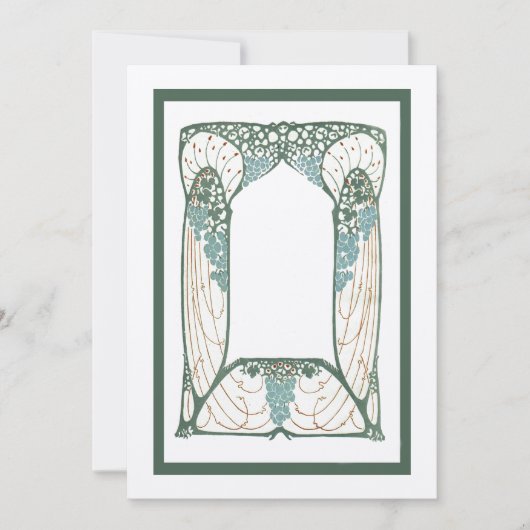 Art Nouveau 1920 Vintage-Themed Lijst (Voorkant)