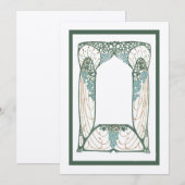Art Nouveau 1920 Vintage-Themed Lijst (Voorkant / Achterkant)