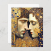 Art Nouveau A Couple In Love  (Voorkant / Achterkant)