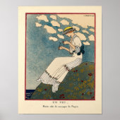  Art Nouveau "A Little..." van G. Barbier Poster (Voorkant)