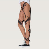 Art Nouveau Aarde Tonen Leggings (Links)