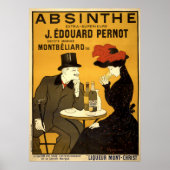  Art Nouveau Absinthe Ad door L. Cappiello Poster (Voorkant)