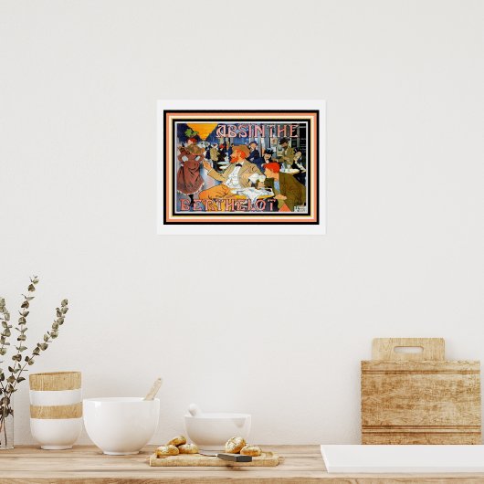 Art Nouveau Absinthe Berthelot Poster 16 x 20 (Keuken)