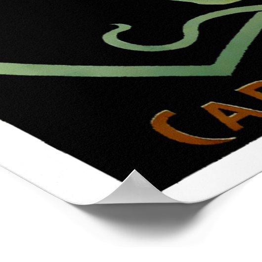  Art Nouveau Absinthe Blanqui door Nover Poster (Hoek)