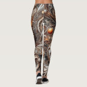 Art Nouveau Abstract Leggings (Achterkant)