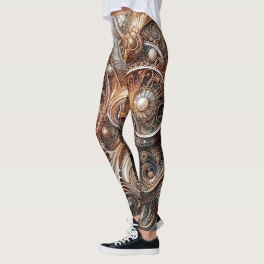 Art Nouveau Abstract Leggings (Links)