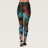 Art Nouveau Abstract Leggings (Achterkant)