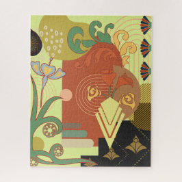 Art Nouveau Abstract Legpuzzel
