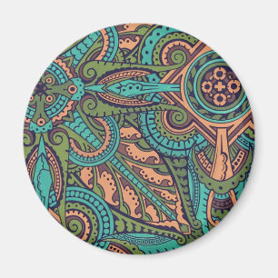 Art nouveau abstract Patroon Christopher dresser Magneet