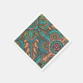 Art nouveau abstract Patroon Christopher dresser Servet (Hoek)