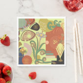 Art Nouveau Abstract Servet (Insitu)
