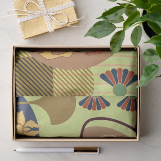 Art Nouveau Abstract Tissuepapier (Geschenk)