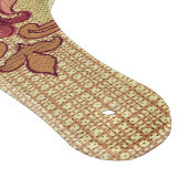 Art nouveau abstracte bloem bordeaux rood groen snijplank (Hoek)