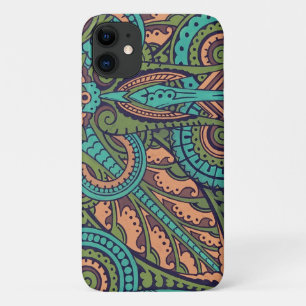 Art nouveau abstracte christopher dressoir blauwgr Case-Mate iPhone case