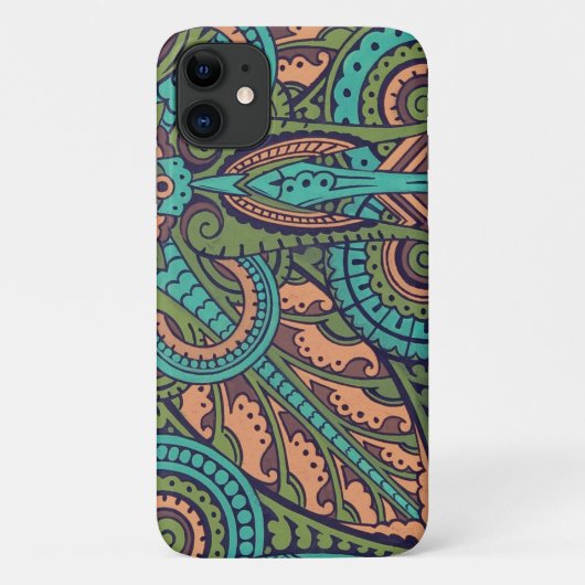 Art nouveau abstracte christopher dressoir blauwgr Case-Mate iPhone case (Achterkant)