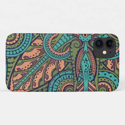 Art nouveau abstracte christopher dressoir blauwgr Case-Mate iPhone case (Achterkant (horizontaal))