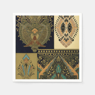 Art nouveau abstracte textiel Christopher Dresser Servet