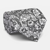 Art Nouveau Acanthus Leaves en Flowers, Grey Stropdas (Opgerold)