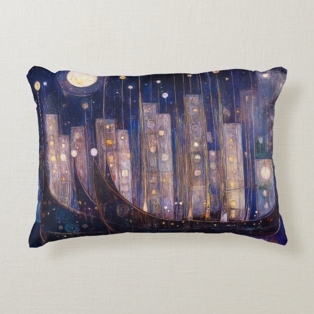 Art Nouveau accentkussen Accent Kussen (Voorkant)