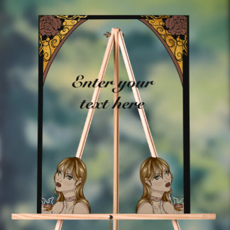Art Nouveau Acryl Bord
