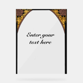 Art Nouveau Acryl Bord