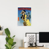 Art nouveau ad Théâtrophone theatre phone Poster (Thuiskantoor)
