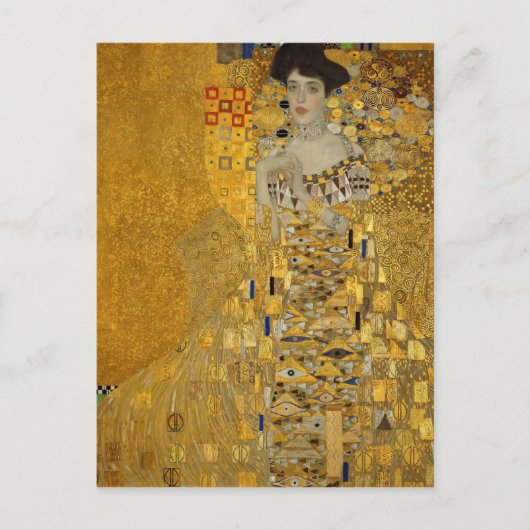 Art Nouveau Adele Bloch-Bauer I van Klimt Briefkaart (Voorkant)