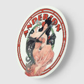  Art Nouveau Advertentie door Mucha Grote Klok (Hoek)