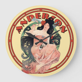  Art Nouveau Advertentie door Mucha Grote Klok