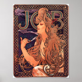  Art Nouveau Adverteren Job 1896 Mucha Poster (Voorkant)