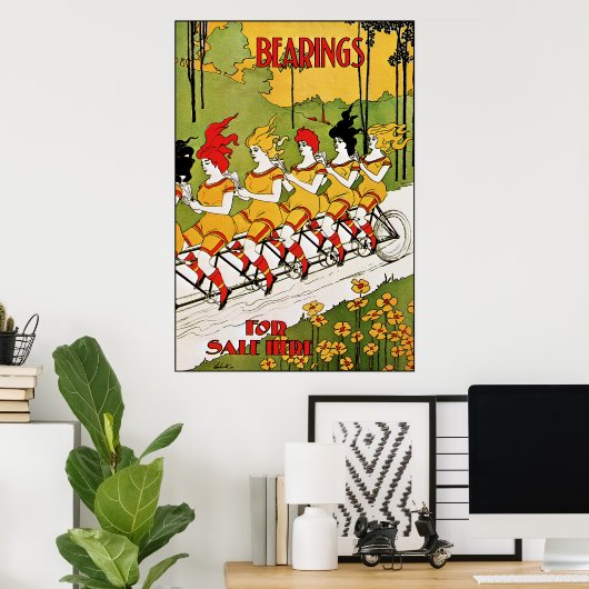 Art Nouveau:  Adverteren Poster - Leningen (Thuiskantoor)