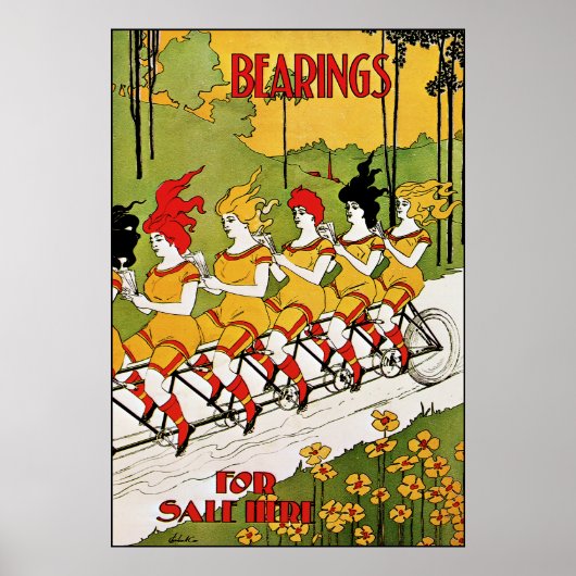 Art Nouveau: Adverteren Poster - Leningen (Voorkant)