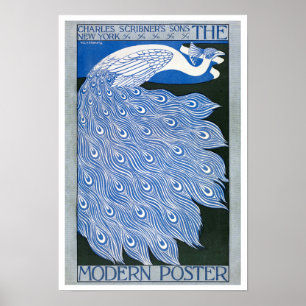Art Nouveau Adverteren Poster - Peacock