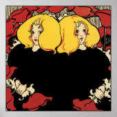 Art Nouveau Adverteren Poster van Ethel Reed (Voorkant)