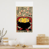 Art Nouveau adverteren poster van Ethel Reed (Keuken)