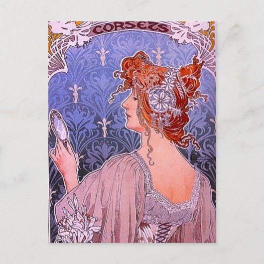 Art Nouveau Advertisement Briefkaart (Voorkant)