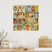 Art Nouveau Advertisements Poster (Keuken)