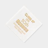 Art Nouveau Afstuderen Milestone Reünie #1 Folie Servetten (Rechts)