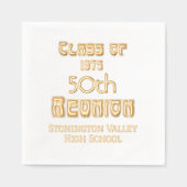 Art Nouveau Afstuderen Milestone Reünie #1 Folie Servetten (Voorkant)