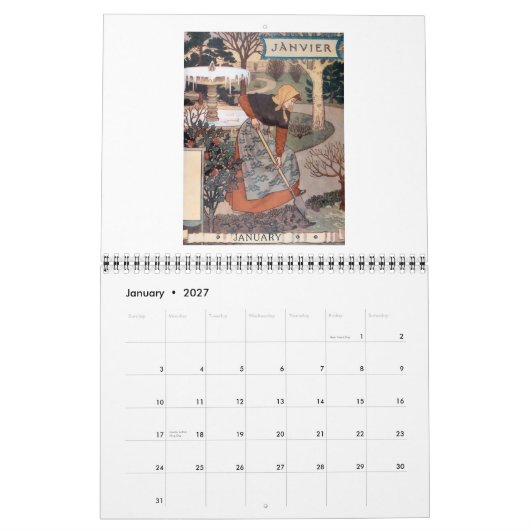 Art Nouveau Agenda 2015: Een Gardenerse metgezel Kalender (Jan 2027)