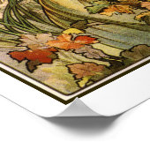 Art Nouveau Alfons Mucha, cognac 10 x 18 inch Poster (Hoek)