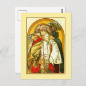 Art Nouveau Alfons Mucha Tsjechische Republiek ver Briefkaart (Voorkant / Achterkant)