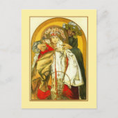Art Nouveau Alfons Mucha Tsjechische Republiek ver Briefkaart (Voorkant)