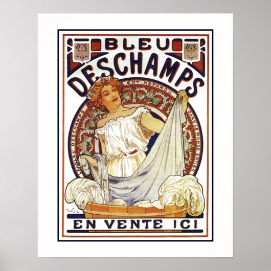Art Nouveau Alfons Mucha, wasproduct en Poster (Voorkant)