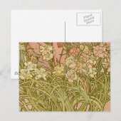 Art Nouveau Alfonse Mucha Bloemanjer bloemen Briefkaart (Voorkant / Achterkant)